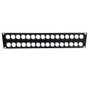 32-port D-cut patch panel, 19 inch rackmount 2U - unloaded (FN-PP-XLR32-UL)