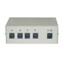 4x1 ABCD RJ12 Manual Switch Box FN-MB-RJ12-41