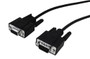 15ft DB9 Male to DB9 Female Serial Cable - Straight-Through - Black (FN-SR-101-15BK)