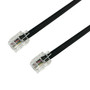 150ft RJ11 Modular Data Cable Straight Through 6P4C - Black FN-PH-100-150BK