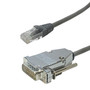 75ft T1 Straight Through RJ48C to DB15 Male 2pr 100ohm - Grey FN-T1-120-75