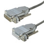 25ft T1 Straight Through DB15 Male to DB15 Female 2pr 100ohm - Grey FN-T1-301-25