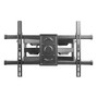 Full Motion TV Wall Mount Bracket for Flat and Curved LCD/LEDs - Fits Sizes 37 to 70 inches - Maximum VESA 600x400 (FN-MT-753-BK)