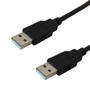 2ft USB 2.0 A Male to A Male Hi-Speed Cable - Black ( Fleet Network )