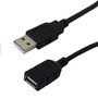 6ft USB 2.0 A Male to A Female Hi-Speed Cable - Black ( Fleet Network )