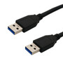 6ft USB 3.0 A Male to A Male SuperSpeed Cable - Black ( Fleet Network )