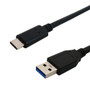 10ft USB 3.1 Type-C Male to A Male Cable 5G 3A - Black ( Fleet Network )