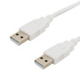 3ft USB 2.0 A Male to A Male Hi-Speed Cable - White ( Fleet Network )