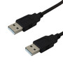 3ft USB 2.0 A Male to A Male Hi-Speed Cable - Black ( Fleet Network )