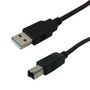 10ft USB 2.0 A Male to B Male Hi-Speed Cable - Black (FN-USB-AB1-10BK)