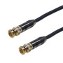 125ft Premium Phantom Cables Direct Burial RG6 Composite BNC Male to Male Cable ( Fleet Network )