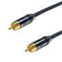 15ft Premium  RG6 Composite RCA Cable Male to Male FT4 (FN-RCA1-15)