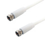 3ft Molded RG6 Satellite Cable F-Type Male to Male - White ( Fleet Network )