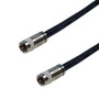 1ft RG6 F-Type male to F-Type male cable - Black ( Fleet Network )