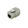 RJ45 Cat6a Slim Profile Jack 110 PunchTool-Less Shielded - Stainless Steel FN-JK-C6A-SS