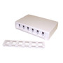 Surface Box 6 Port or 12 Port - White FN-SB-6P12P-WH