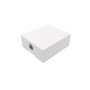 1 Port RJ11 Telephone Surface Mount Box - White (FN-SB-TEL-WH)