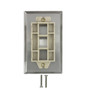 1-Port Keystone Stainless Steel Wall Plate FN-WP-1P-SS