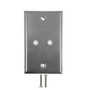 Wall Plate, 2 Hole, Stainless Steel (FN-WP-2H-SS)