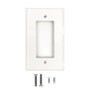 Decora Single Gang Wall Plate - White (FN-WP-D1-WH)