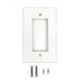 Decora Single Gang Wall Plate - White ( Fleet Network )