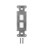 Decora Strap 2-Port Keystone - Stainless Steel (FN-WP-D2P-SS)
