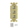 Decora Strap 3-Port Keystone - Ivory (FN-WP-D3P-IV)