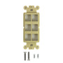 Decora Strap 6-Port Keystone - Ivory ( Fleet Network )