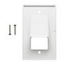 Cable Pass-through Wall Plate, Single Gang - White (FN-WP-PT1-WH)