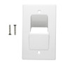 Cable Pass-through Wall Plate, Single Gang - White (FN-WP-PT1-WH)