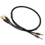 6ft Premium Phantom Cables Banana Clip to Spade Lug Speaker Cable 14AWG FT4 ( Fleet Network )