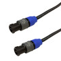 25ft Premium Phantom Cables 2-Pole speakON to 2-Pole speakON Speaker Cable 14AWG FT4 FN-SP-N1N1C-25