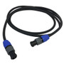 10ft Premium Phantom Cables 2-Pole SpeakON to 2-Pole SpeakON Speaker Cable 12AWG FT4 ( Fleet Network )