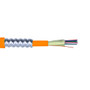 12-fiber 62.5 Micron Multimode (OM1) Armored AFL (Corning InfiniCor) OFNP (per meter) - Orange ( Fleet Network )