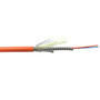 2-fiber 62.5 Micron Multimode (OM1) Armored AFL (Corning InfiniCor) OFNP (per meter) - Orange ( Fleet Network )