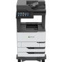 Lexmark MX820 MX822ade Laser Multifunction Printer - Monochrome - Copier/Fax/Printer/Scanner - 55 ppm Mono Print - 1200 x 1200 dpi - - (Fleet Network)