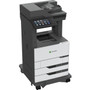 Lexmark MX820 MX822ade Laser Multifunction Printer - Monochrome - Copier/Fax/Printer/Scanner - 55 ppm Mono Print - 1200 x 1200 dpi - - (Fleet Network)