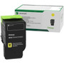 Lexmark Unison Toner Cartridge - Yellow - Laser - Standard Yield - 1400 Pages (Fleet Network)