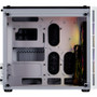 Corsair Crystal 280X Computer Case - White - Tempered Glass - Micro ATX Motherboard Supported - 6 x Fan(s) Supported - Liquid Cooler (Fleet Network)