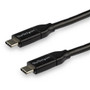 StarTech.com USB-C to USB-C Cable w/ 5A PD - M/M - 3 m (10 ft.) - USB 2.0 - USB-IF Certified - 9.8 ft Thunderbolt 3 Data Transfer for (Fleet Network)