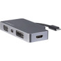 StarTech.com USB-C Multiport Video Adapter - 4-in-1 Travel A/V Adapter - USB Type-C to VGA DVI HDMI or mDP Adapter - 4K 60Hz - - USB-C (Fleet Network)