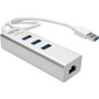 Tripp Lite U336-U03-GB Gigabit Ethernet Card - USB 3.0 - 1 Port(s) - 1 x Network (RJ-45) - Twisted Pair (Fleet Network)