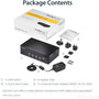 StarTechcom 4-Port Dual Monitor HDMI KVM Switch with Audio  USB 30 hub - 4K 30Hz - 4 PC Mac Computer KVM Switch Box for HDMI - This SV431DHD4KU