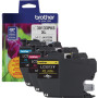 Brother LC30133PKS Ink Cartridge - Cyan, Magenta, Yellow - Inkjet - High Yield - 400 Pages - 1 Pack (LC30133PKS)