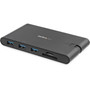 StarTechcom Single 4K Monitor USB C Multiport Adapter with HDMI  VGA - SD  microSD Reader - Mac Windows  Chrome OS DKT30CHVSCPD DKT30CHVSCPD