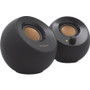 Creative Pebble 2.0 Speaker System - 4.4 W RMS - Black - 100 Hz to 17 kHz (51MF1680AA000)