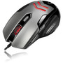 Adesso Multi-Color 6-Button Gaming Mouse - Optical - Cable - Multicolor - USB - 3200 dpi - Scroll Wheel - 6 Buttons IMOUSE X1