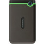 Transcend StoreJet 25M3 TS-2TSJ25M3S 2 TB Portable Hard Drive - 25 External - Iron Gray - USB 31 - 256-bit Encryption Standard - 3 TS2TSJ25M3S