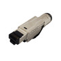 RJ45 Cat6a Shielded Field Termination Tool-Less Plug Solid or Stranded 8P 8C FN-CN-FT-C6AS-BK
