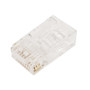 RJ45 Cat5e/Cat6 Pass-Through Plug (Solid or Stranded) (8P 8C) - Pack of 50 (FN-CN-RJ45C5PT-50)